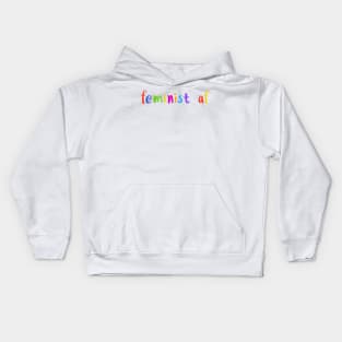 feminist af Kids Hoodie